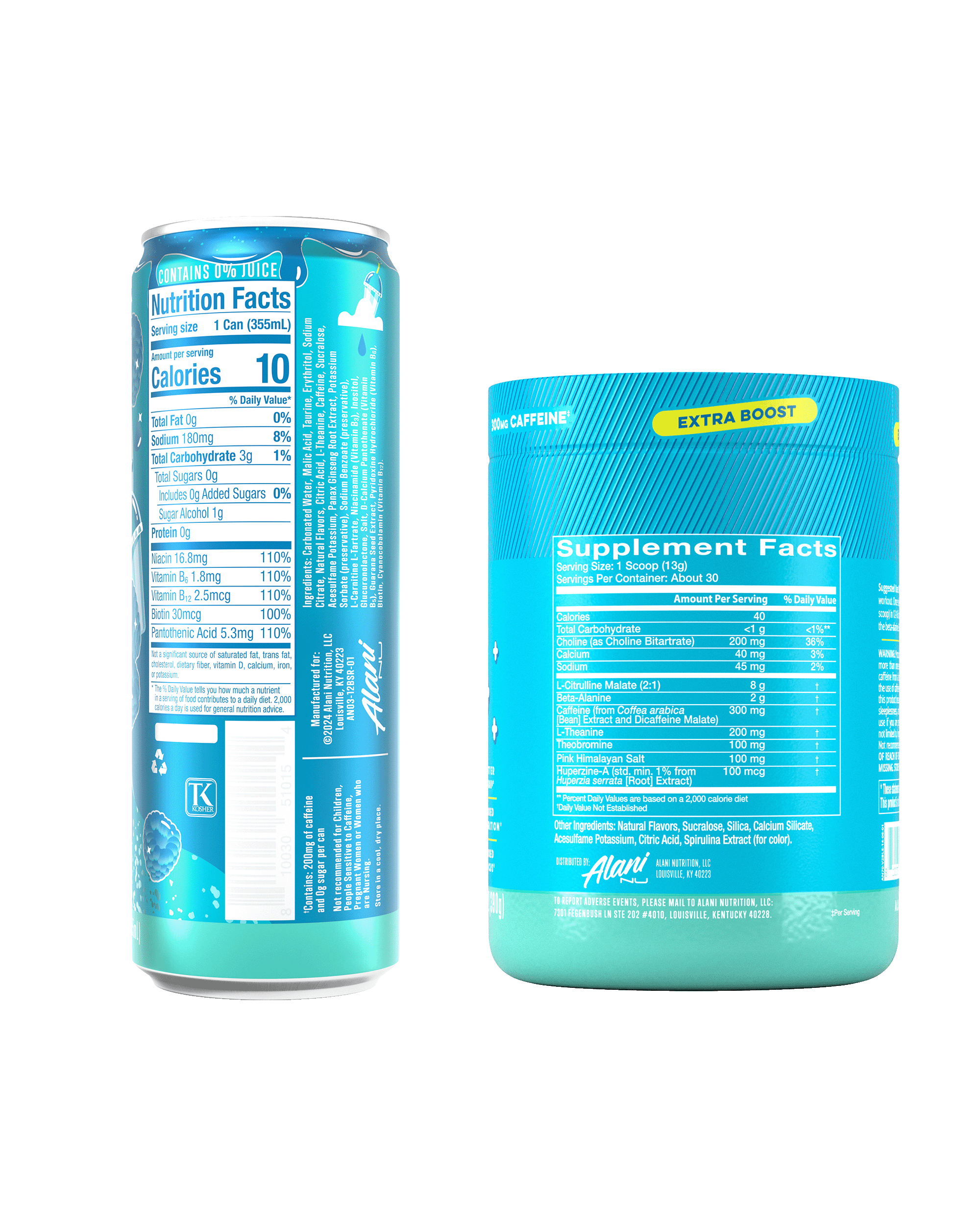 Energy Drink & Pre-Workout+ - Blue Slush